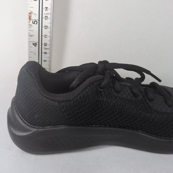 Under Armor Boy's Charged Pursuit 3 4Y Road Running Shoe Black 002 Youth - Picture 8 of 16